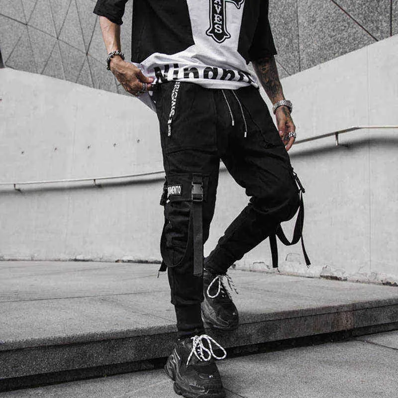 ZhuZunZhe 2020 Men New Spring Hip Hop Pants Club Singer Stage Costume Trousers Ribbons Streetwear Joggers Sweatpants Hombre H1223