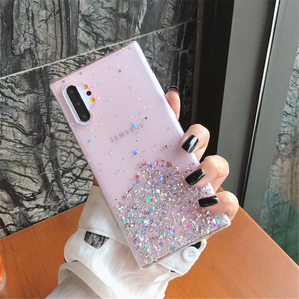 Glitter-Bling-Sequins-Phone-Case-For-Samsung-Galaxy-S20-S10-S9-S8-Plus-Note-8-9 (4)