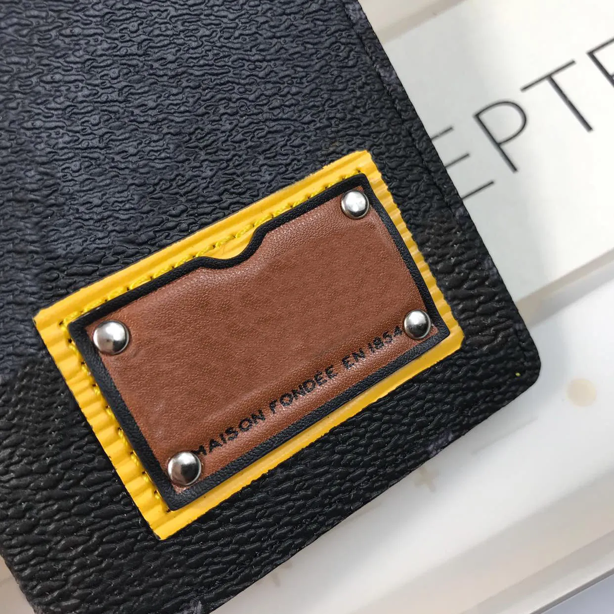 Pocket Organizer hoogwaardige damiergrafiet canvas portemonnee kaarthouder mannen dag cluch ontwerper wallets creditcards slots cover223f