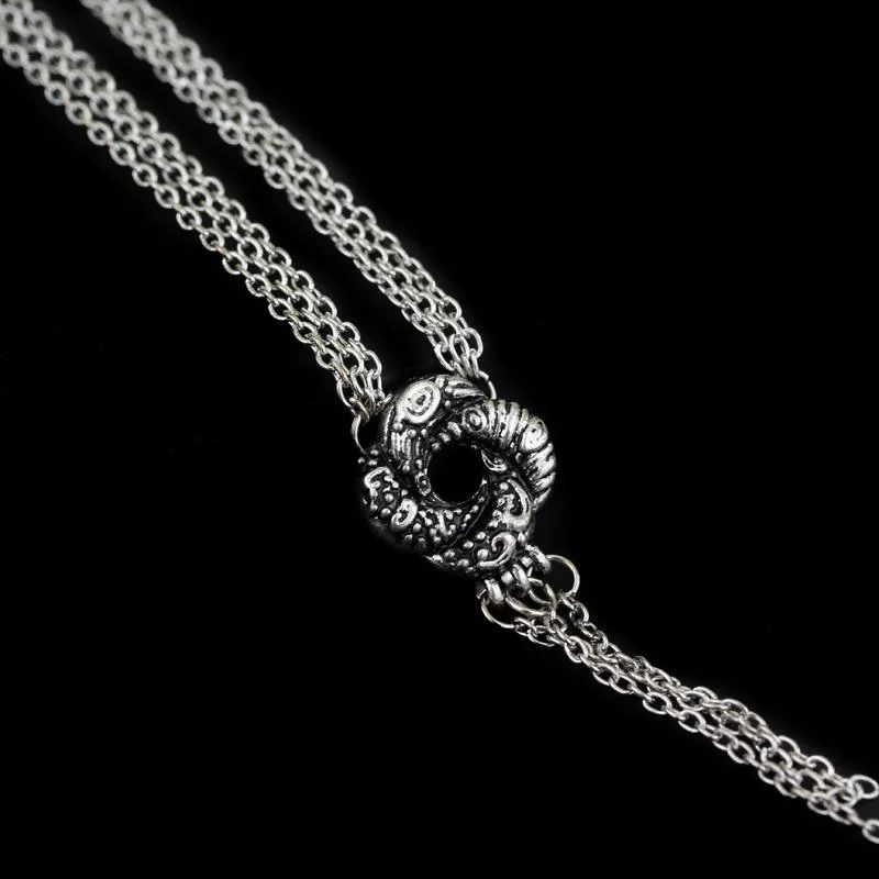 Collier nœud d'amour algérien Vesper Lynd Casino Royale Bond Girl collier nœud d'amour Vintage plaqué argent femmes bijoux 12749