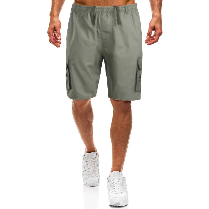 Verão Mens Cargo Shorts Bermuda Algodão Alta Qualidade Exército Multibolso Casual Masculino Ao Ar Livre Calças Curtas 220614