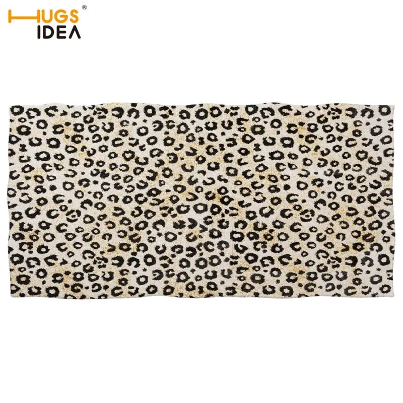 Hugsidia luxo leopardo impressão banho toalha de praia 3d chita design de pele spa esporte ginásio cobertor secagem rápida toalha de banho Bathroom273u