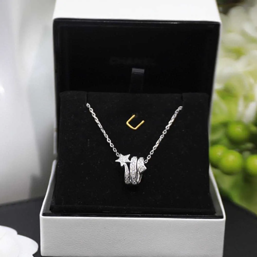 Splendida collana di meteoriti di gioielli di marca di lusso le donne Materiale in argento sterling S925 Zircone AAA Elegante regalo da fanciulla equo 2021