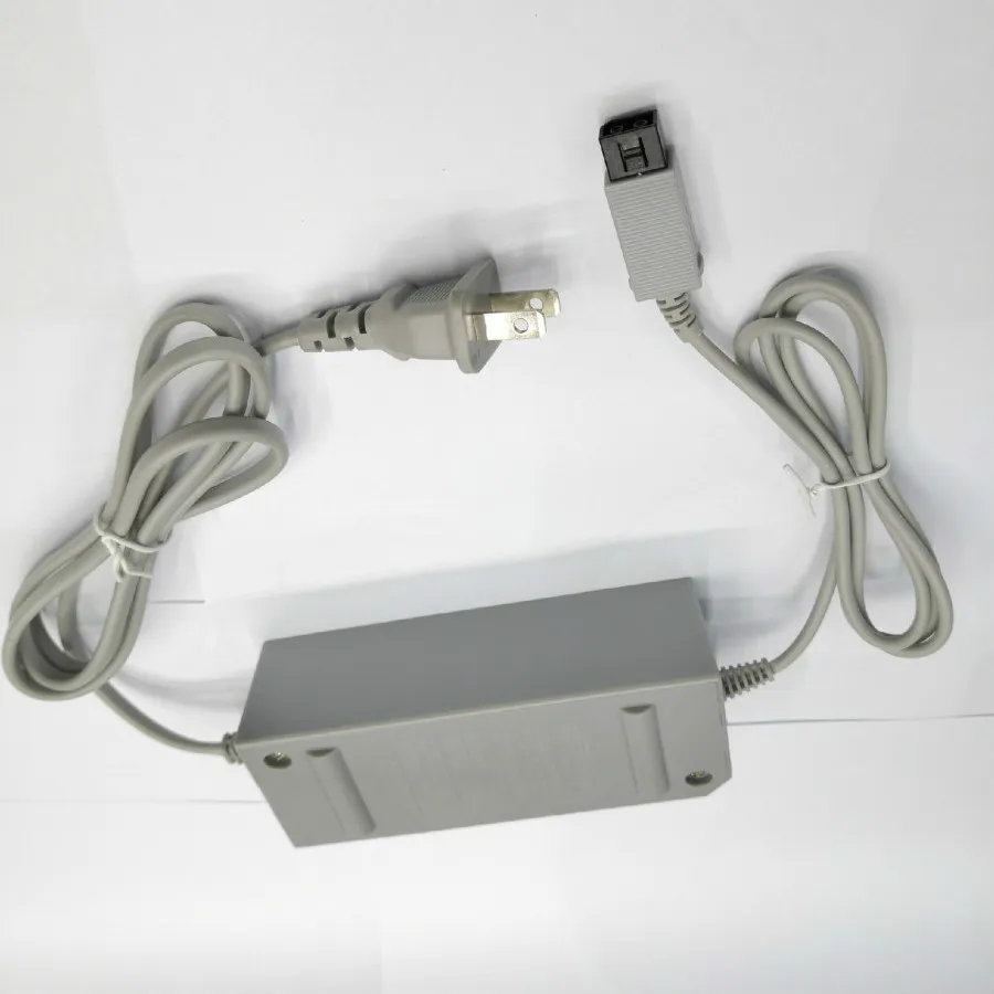 EU US Plug AC Adapter Strömförsörjningsladdningssladd för Nintendo Wii Gamepad Controller1834103