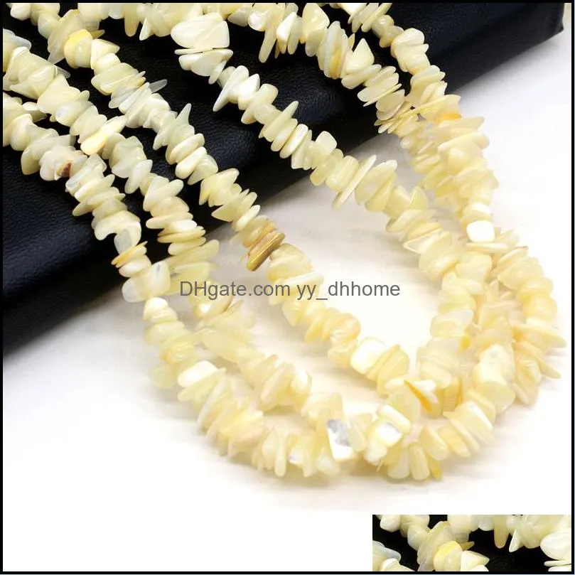 Other 8-15mm Natural Freshwater Shell Gravel Bead Irregular Loose Spacer Beaded For Women Jewelry Making DIY Bracelet Necklace