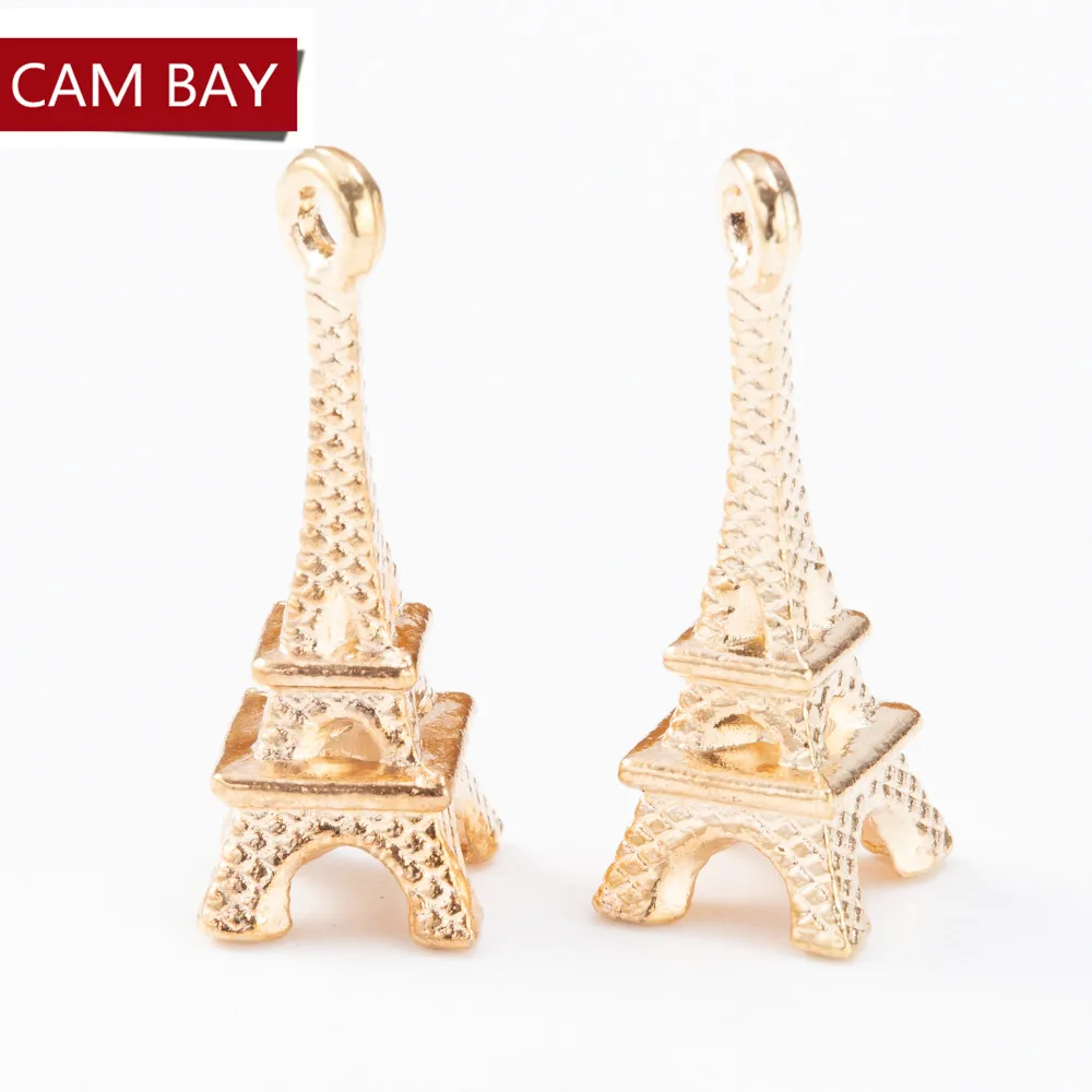 200 Stück antike Legierung Eiffelturm Charms Metallanhänger passen Armband Halskette Schmuck machen DIY Handwerk Accessories273S