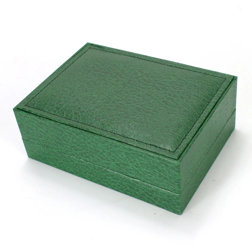 R Montre de luxe Mens Watch Box Cases Original Inner Outer Womans Montres Accessoires Hommes Montre-bracelet Green boxex livret carte 116610213p