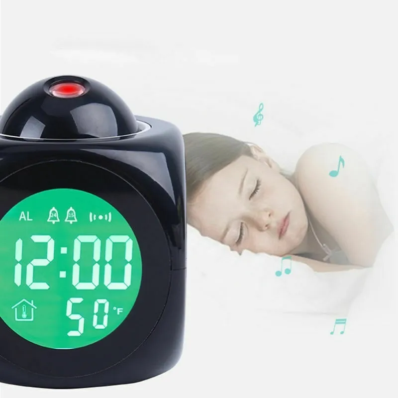 Multifunction LCD Projection Alarm Clock Digital... From Dou08, $11.69 ...