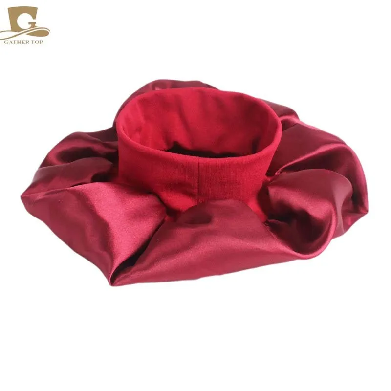 Nouveau large bord haut bandeau élastique bonnet de couchage casquette de chimiothérapie pour femmes et bonnet de soins capillaires tjm-301 bonnets chapeaux pour femmes chapeau hommes