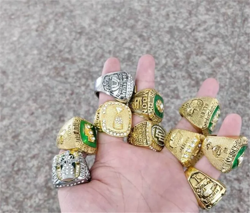 CFL Edmonton Eskimos Grey Cup Team S Ring with Wooden Box Sport 축구 기념품 남자 팬 선물 20206601447