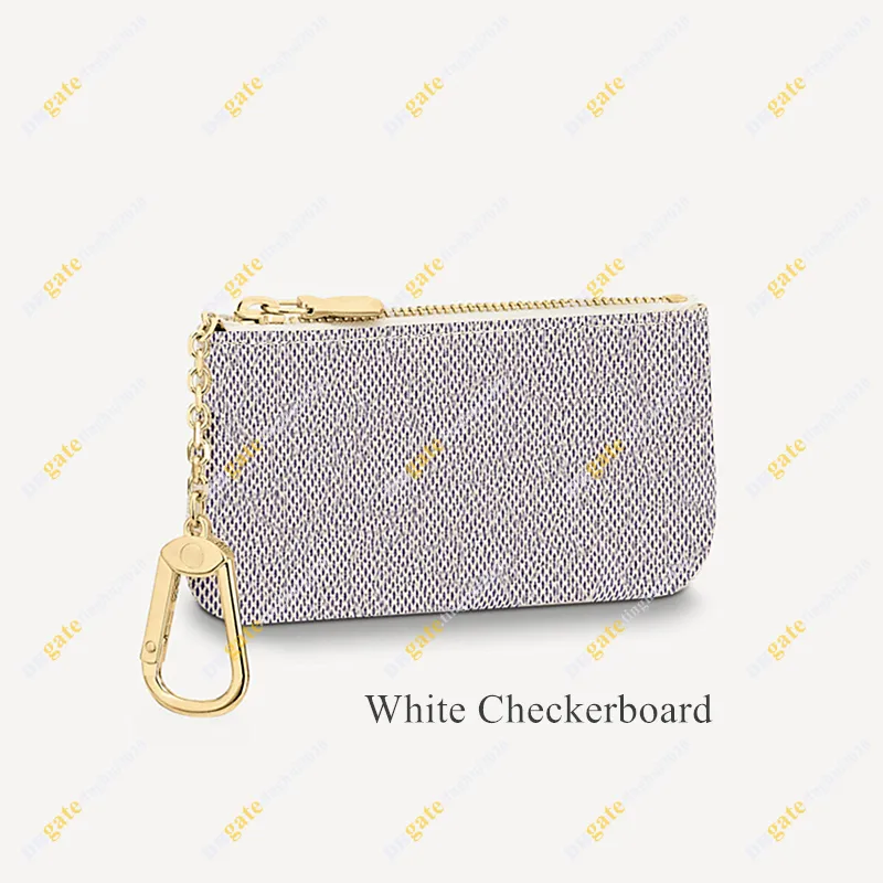 Unisex Designer Key Pouch Fashion Purse M62650 M62658 M62659 Flower&chessboard High Quality Wallet Box Packaging Inventory Sh267s