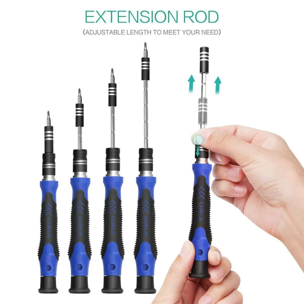 ORIA Precision Screwdriver Bit Set 60-in-1 Magnetic Screwdriver Kit For Phones Game Console Tablet PC Electronics Repair Tool Y200268M
