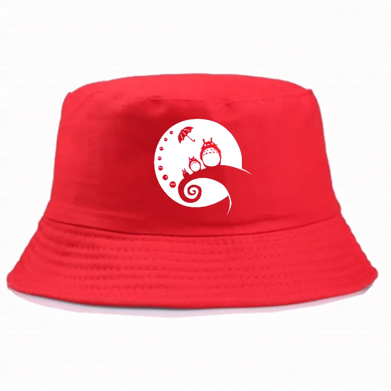 Totoro Ghibli Harajuku Kawaii 버킷 모자 여름 캐주얼 브랜드 Unisex Fisherman Hat6577817
