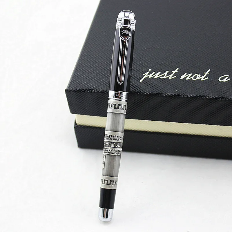 مجموعة قلم الهدايا الفاخرة مجموعة Jinhao 189 عالية الجودة 0.5 مم نافورة جدار كبيرة مع الحبر المعدني الأصلي S y200709