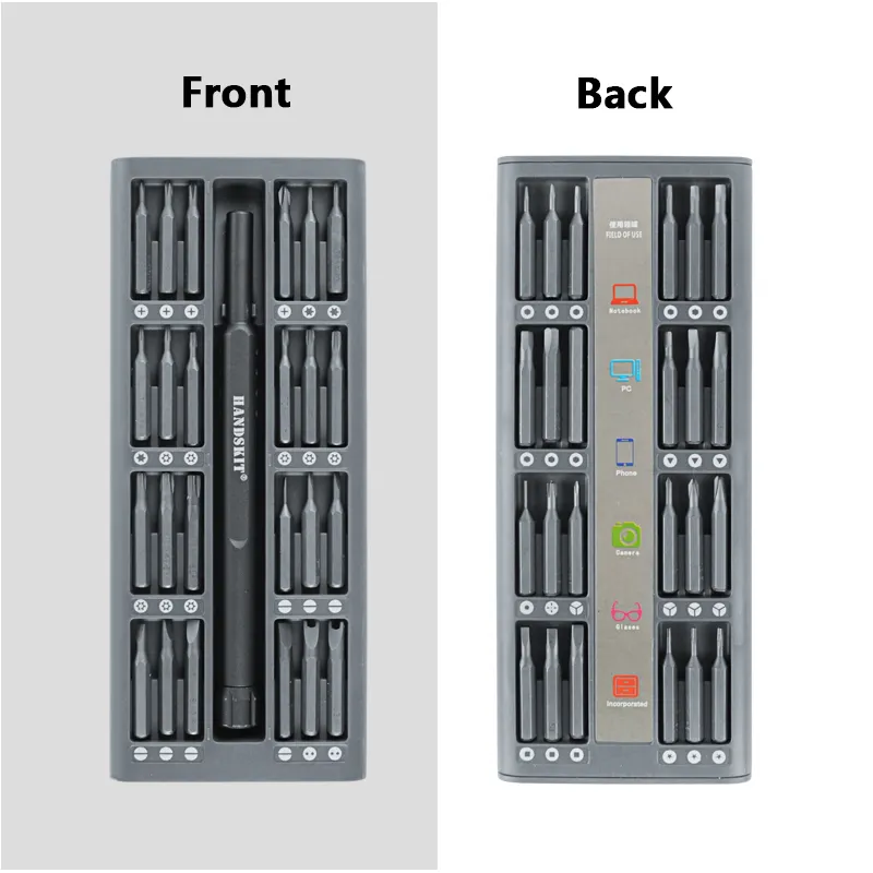 PRECISION DRIGHTRIVER BIT SET 48 IN 1 MULTIFUNCTAL MAGNETIC KIT FOR PHONES TABLET PC Electronics Repair Tool Y200321