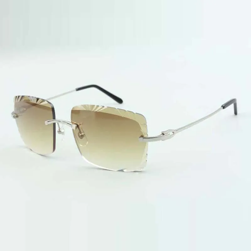 2022 Direct s hochwertige Sonnenbrille mit Schneidlinsen 3524020 Metalldrähte Bügelgröße 58-18-140 mm292J