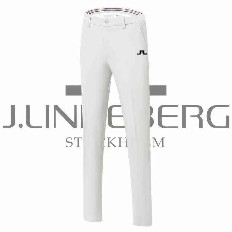 Herfst Winter Heren Golfbroek Dikke Vierweg Stretch Effen Kleur Sport Casual Broek Hoge Kwaliteit Golfkleding 220108