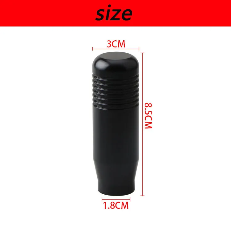 Transmissione manuale di cambio non slip da 85 mm universale in alluminio in alluminio shifter knob9449745