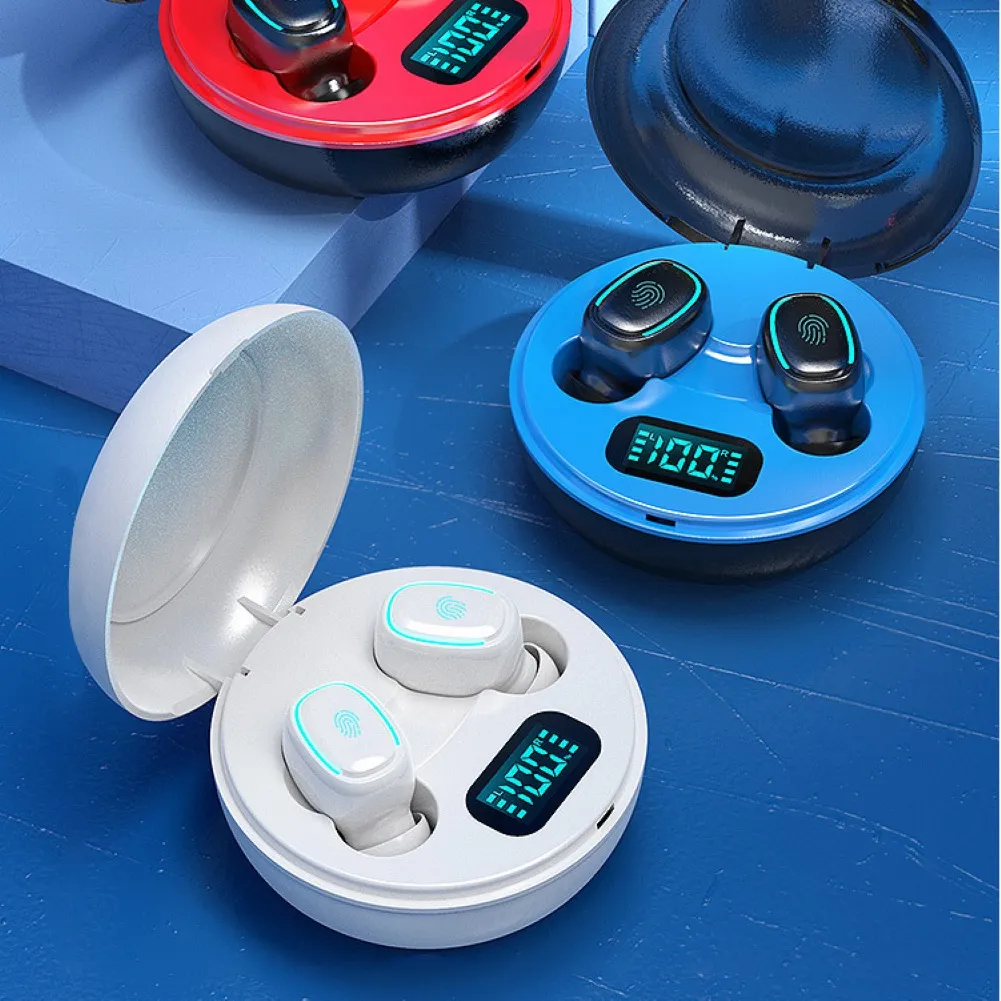 Беспроводные наушники A10 TWS Bluetooth 5.0 Wireless Hifi наушники с круглыми цифровыми зарядными коробками