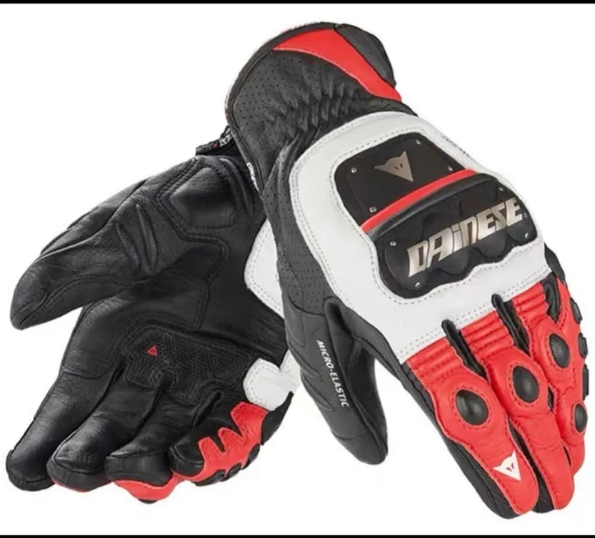 Ridning Denise Gloves Titanium Alloy Leather Motorcykel Fallsäker vattentäta män Kvinnor under höst- och vintersäsonger4994599