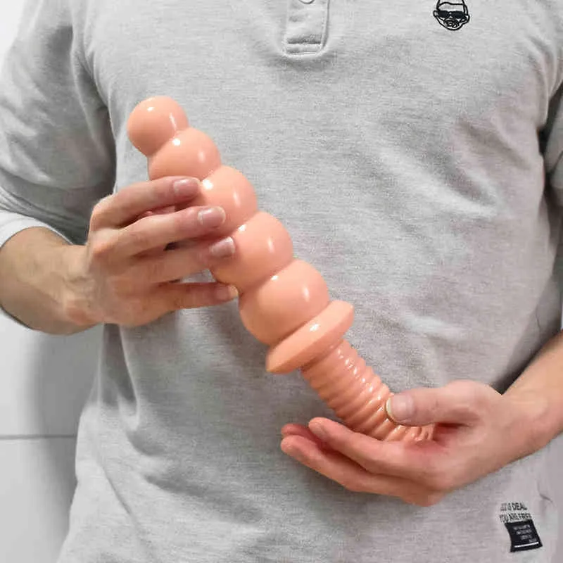 Nxy Dildos Dongs Griff Masturbator Pull Bead Gspot Vestibül Simulation Penis Männlich Anal Plug Sexspielzeug für Erwachsene 02249899541