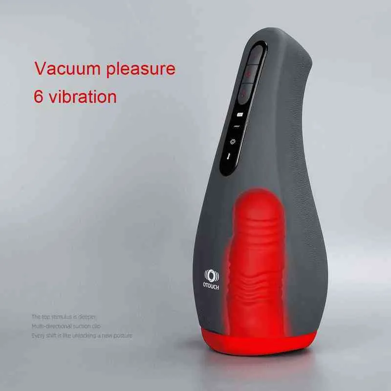 NXY Sex Masturbators Otouch Male Masturbator Automatic Blowjob Heating Sucking Mouth Masturbation Cup Penis Toys for Men Oral Stimulator Machine 220127