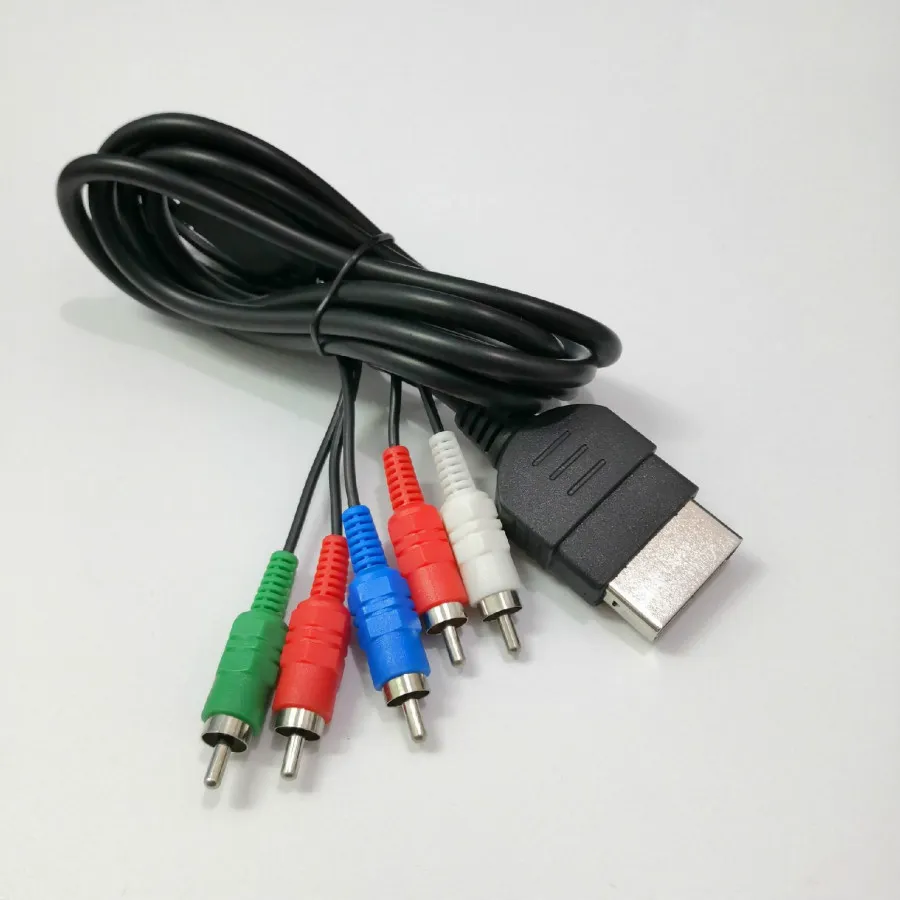 1.8m HD Component AV Audio Video Kabel High Definition TV Connection Cord Wire för original Microsoft Xbox