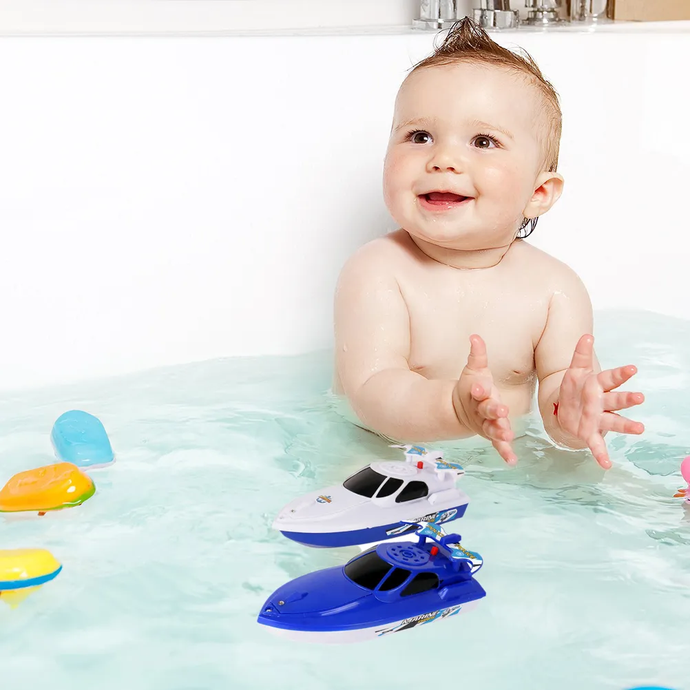 Bateau électrique Speedboat Jouets de bain Baignoire Jouets de jeu d'eau pour enfants Enfants Bébé Montessori Cadeau éducatif Dropshipping # 40 201216