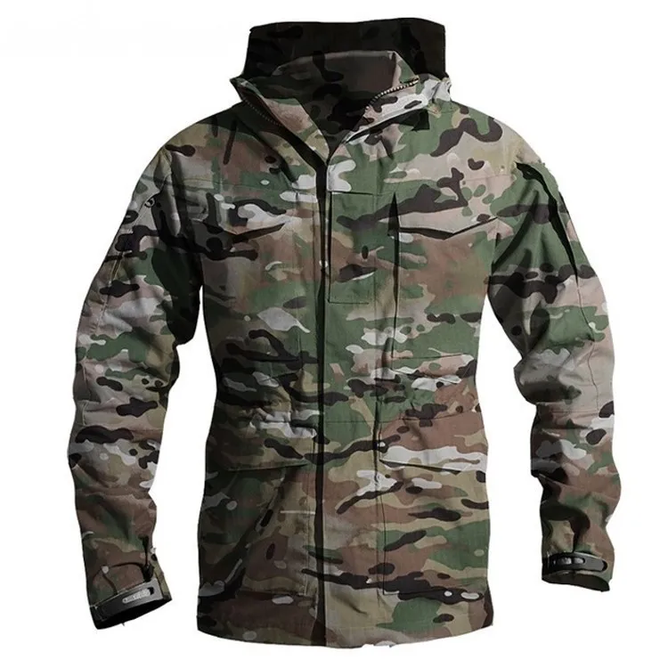 M65 UK EUA Táticas Militares Windbreaker Jaquetas Mens À Prova D 'Água Hoodie Piloto Casaco do Exército Multi-bolso Casual Casacos 201118