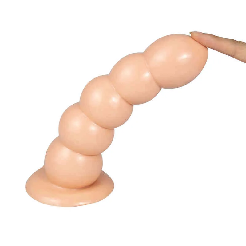 NXY Dildos Anal Leksaker Stor sugkopp Backcourt Pead Pulling Plug Onani Enhet för män och kvinnor Prostata Massage Rolig Expansion Vuxen 0225