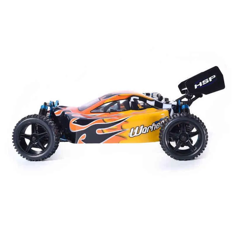 HSP RC Car 1:10 Scale 4wd Two Speed Off Road Buggy Nitro Gas Power Remote Control Car 94106 Warhead High Speed Hobby Toys 220121