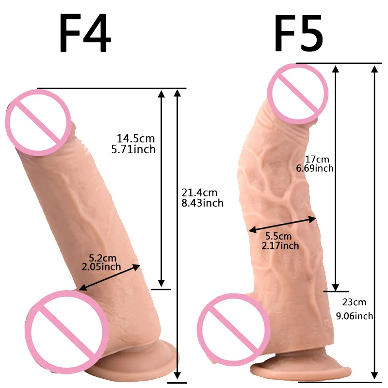 Qkkq tjock stor kuk penis realistisk dildo sexiga leksaker för kvinnor par sucker konstgjorda klara vener onanator shop