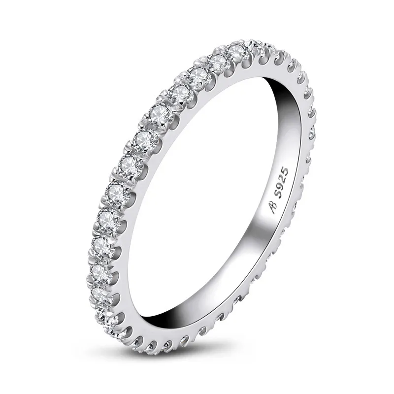 Wong Rain 925 Sterling Silver Créé Moissanite Gemstone Diamonds Engagement Ring Band de mariage Fine Bijoux entier Q12191030163