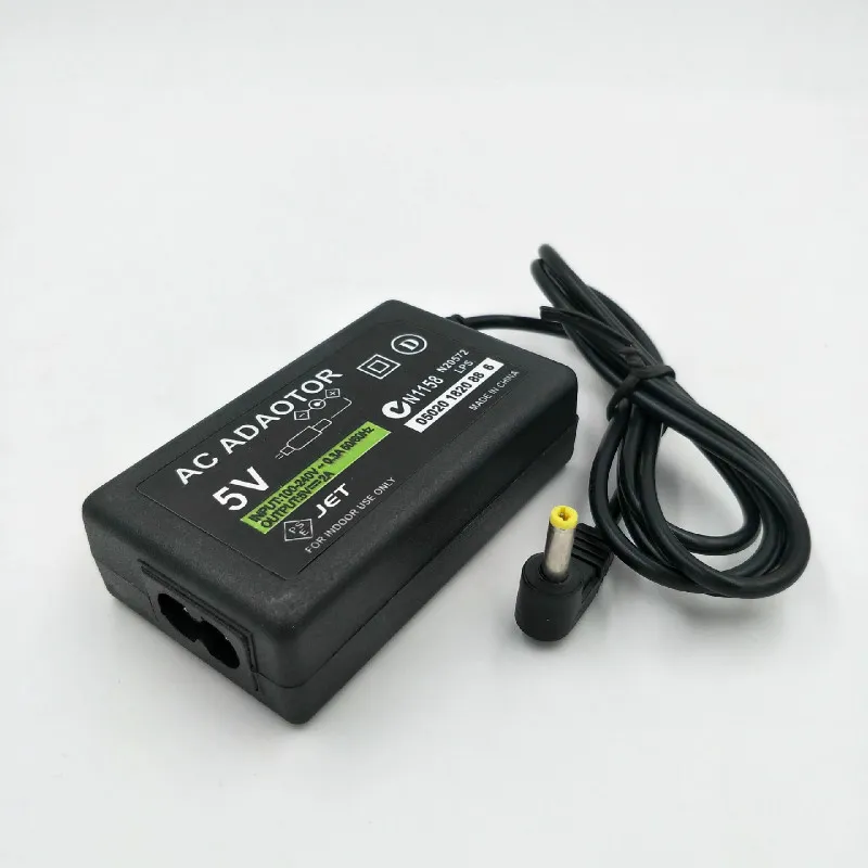 EU US-kontakt Hem Väggladdare Strömförsörjningskabelkabel Ac Adapter för Sony PSP 1000 2000 3000 Slim med Retail Box