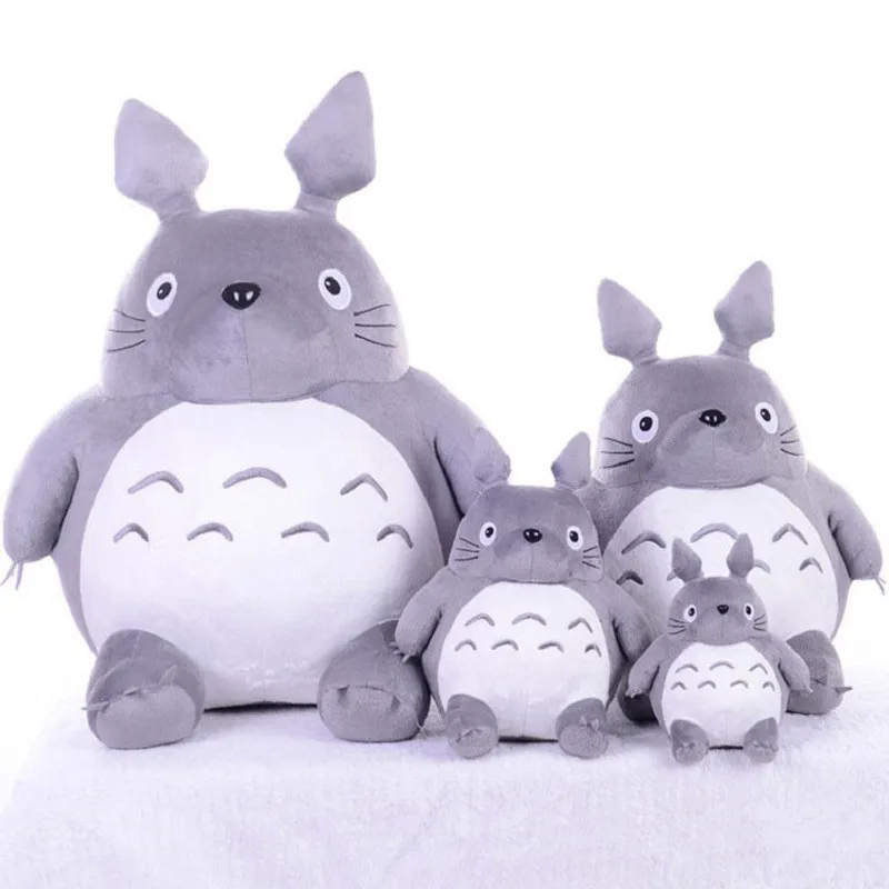 Totoro Plsuh Toys Soft suffed animal cartoon pillow cushion cute fat cat chinchillas children birthday Christmas gift 12