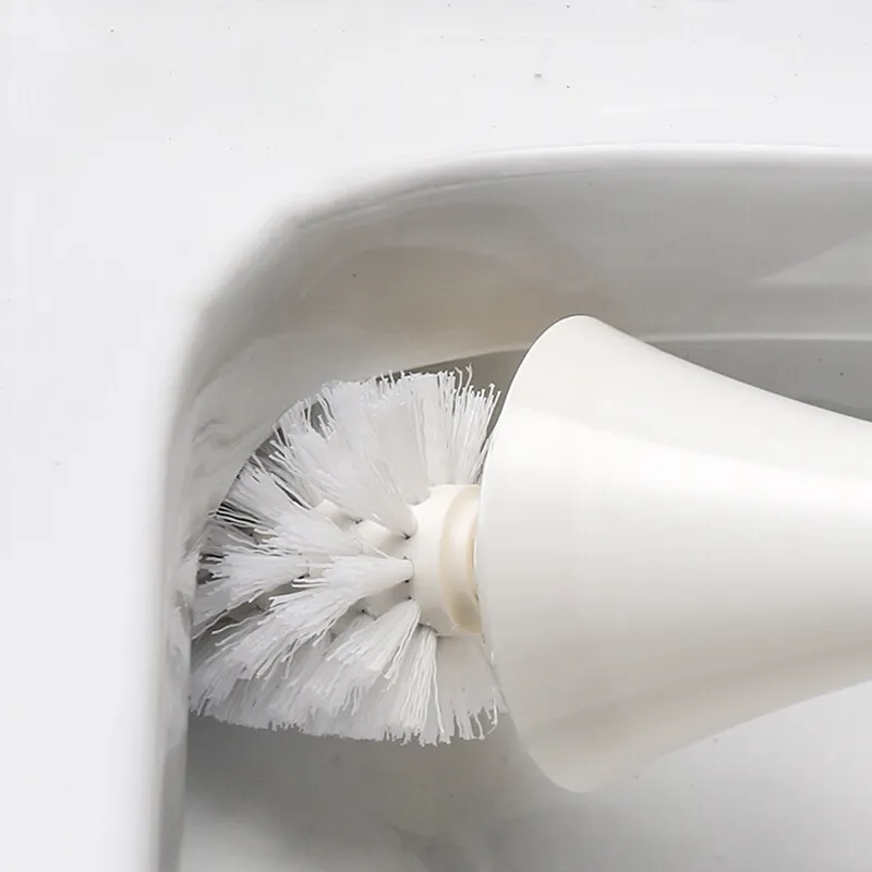 BAISPO Toilettenbürste Standfußreiniger Bürstenwerkzeug für Toilette WC Badezimmerzubehör Set Haushaltsgegenstände 201214209d