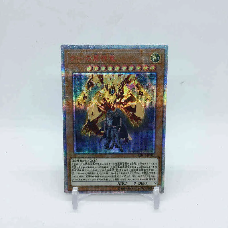 Yu Gi Oh 20SER Card of God The Winged Dragon of Ra Giocattoli fai-da-te Hobby Hobby Collezionismo Collezione di giochi Carte anime G220311