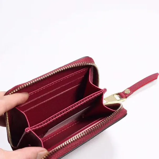 Fashion Leather Short Wallet for Women Leather Long Wallet Lady Purse Money Bag Zipper Pouch Coin Purse Pocket Note Clutch Card Holder