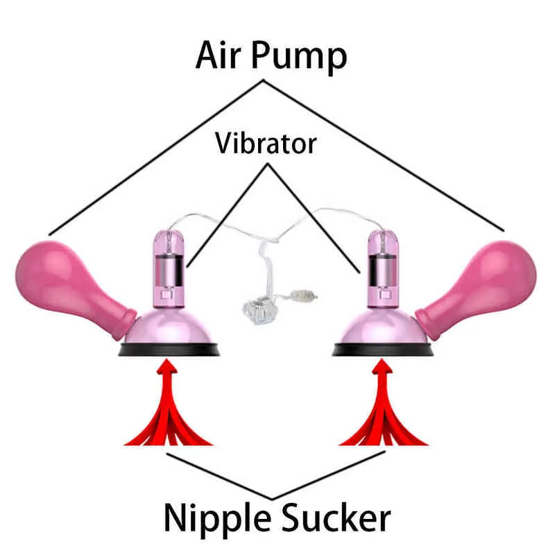 Nxy Sex Pump Toys 7 Velocità Vibrazione Vibratore Stimolatore capezzoli Ventosa vuoto Giocattolo donna adulta donna 1221
