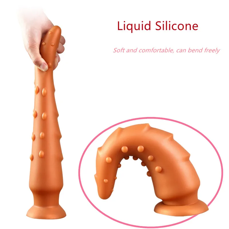 Nuovo enorme butt plug morbido silicone prostata massaggio anus dilatatore forte ventosa adulto erotico sesso anale giocattoli sesso uomo womanfactory