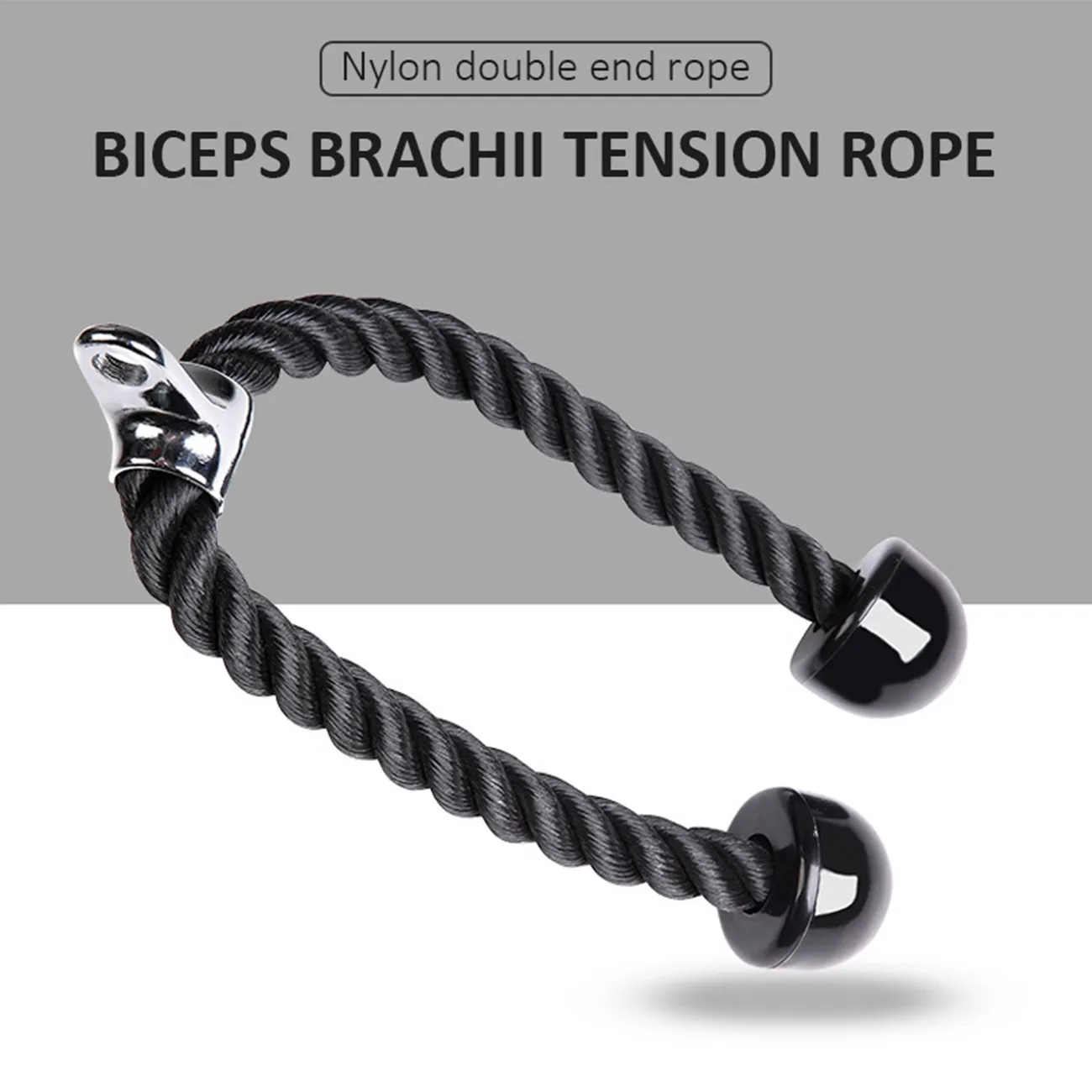 BIceps Pu Rope Pu Down Line Załącznik kabla bez poślizgu trening siłowni Walczkowy materiał fitness J01155400761
