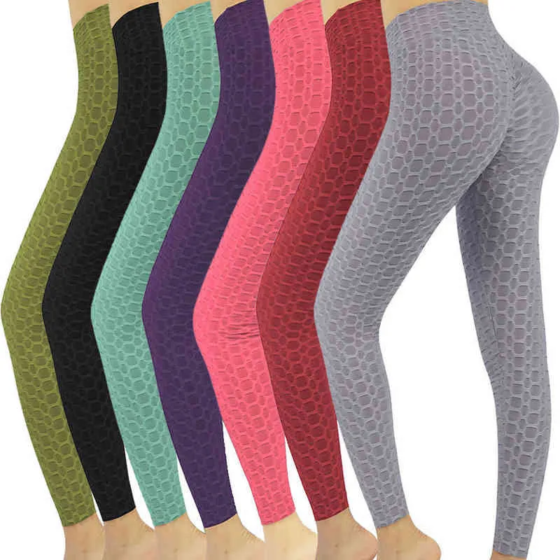 High Waist Seamless Yoga Legging Tiktok With Push Up And Patchwork
