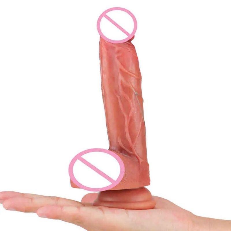 NXY godes jouets anaux Zhenjiba No 4 dispositif de Masturbation féminine Gel de silice pénis artificiel produits de sexe pour adultes 0225