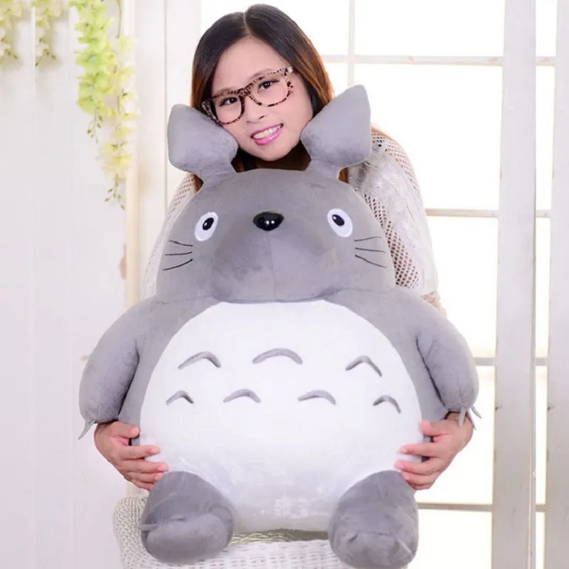 Totoro Plsuh Toys Soft suffed animal cartoon pillow cushion cute fat cat chinchillas children birthday Christmas gift 13