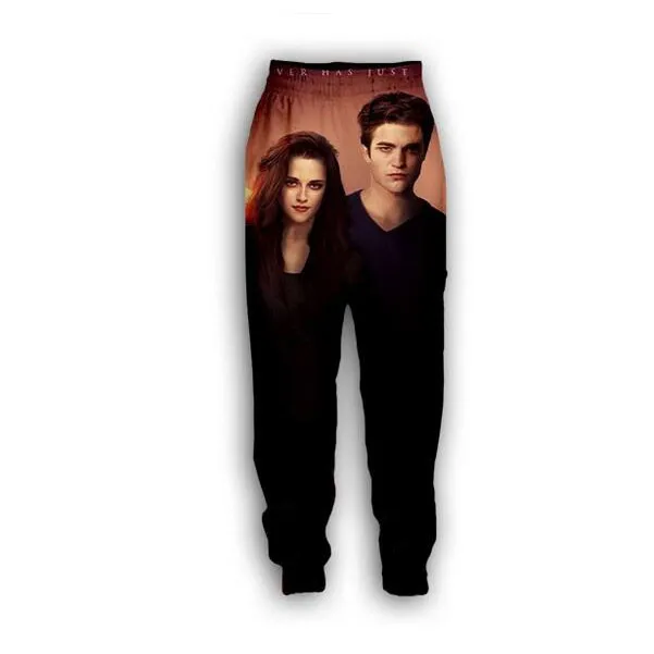 Nouveaux hommes/femmes la Saga Twilight drôle impression 3D mode survêtements Hip Hop pantalons + sweats à capuche MH051