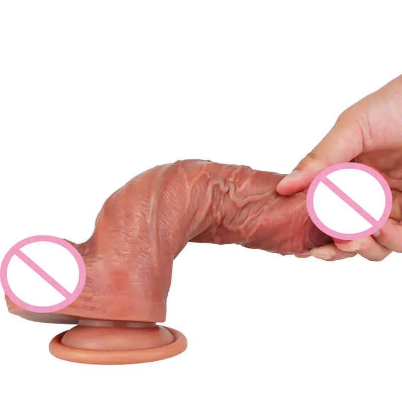 NXY godes jouets anaux Zhenjiba No 6 dispositif de Masturbation féminine Gel de silice liquide pénis produits de sexe pour adultes 0225