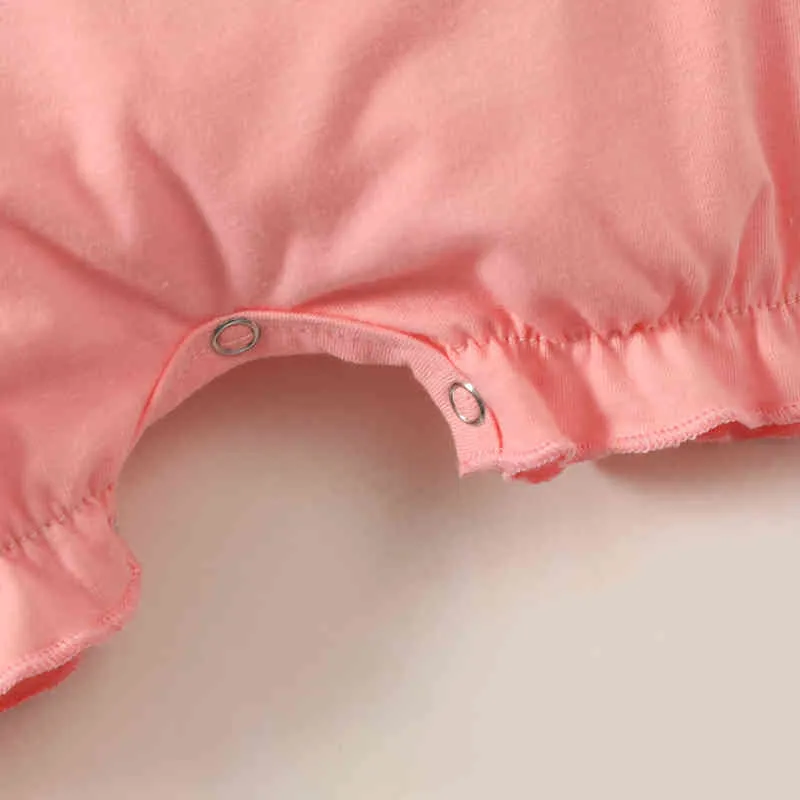 I Love Mama Vestiti appena nati Neonata Body Soft Toddler Infant Wear Abbigliamento rosa Abbigliamento estivo Pink New Born Pagliaccetto G1221