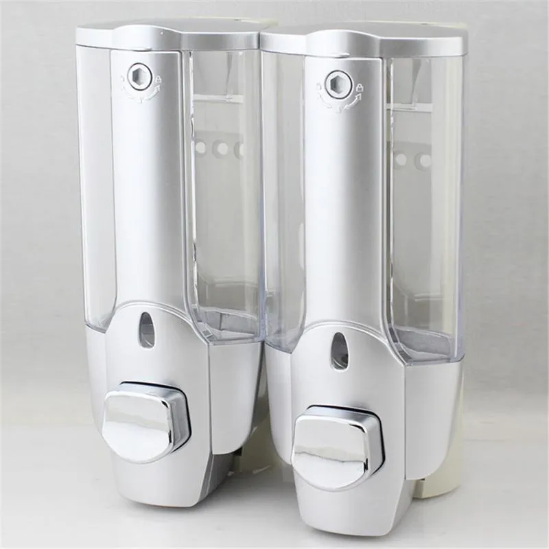 350ML Manual Push on Hand Sanitizerd Soap Dispenser Single Head Wall Mount Shower Bath Washing Lotion Soap Shampoo