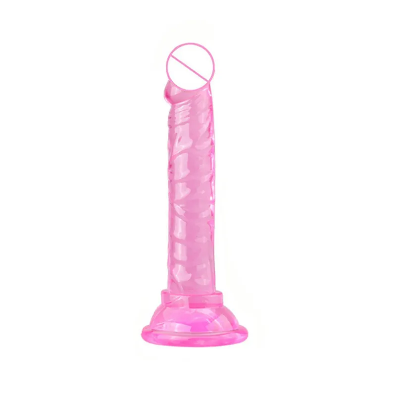 massage zachte mini-dildo realistische penis lul met sterke zuignap anale dildo's voor vrouwen man erotische speeltjes voor volwassenen zwart di1737755