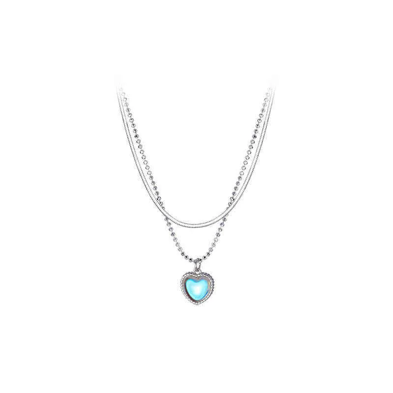Стерлингового серебра 925 стерлингового серебра в кисточке лунного камня ожерелье для женщин свадебная вечеринка ювелирные изделия Choker Holly Y220223
